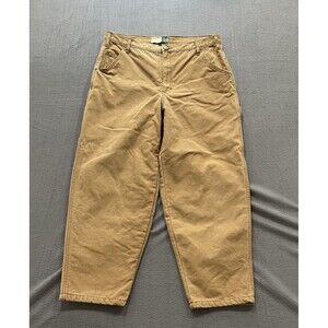 Vintage Wear Guard Pants Mens 38 Canvas Flannel Lined Workwear Carpenter Wide